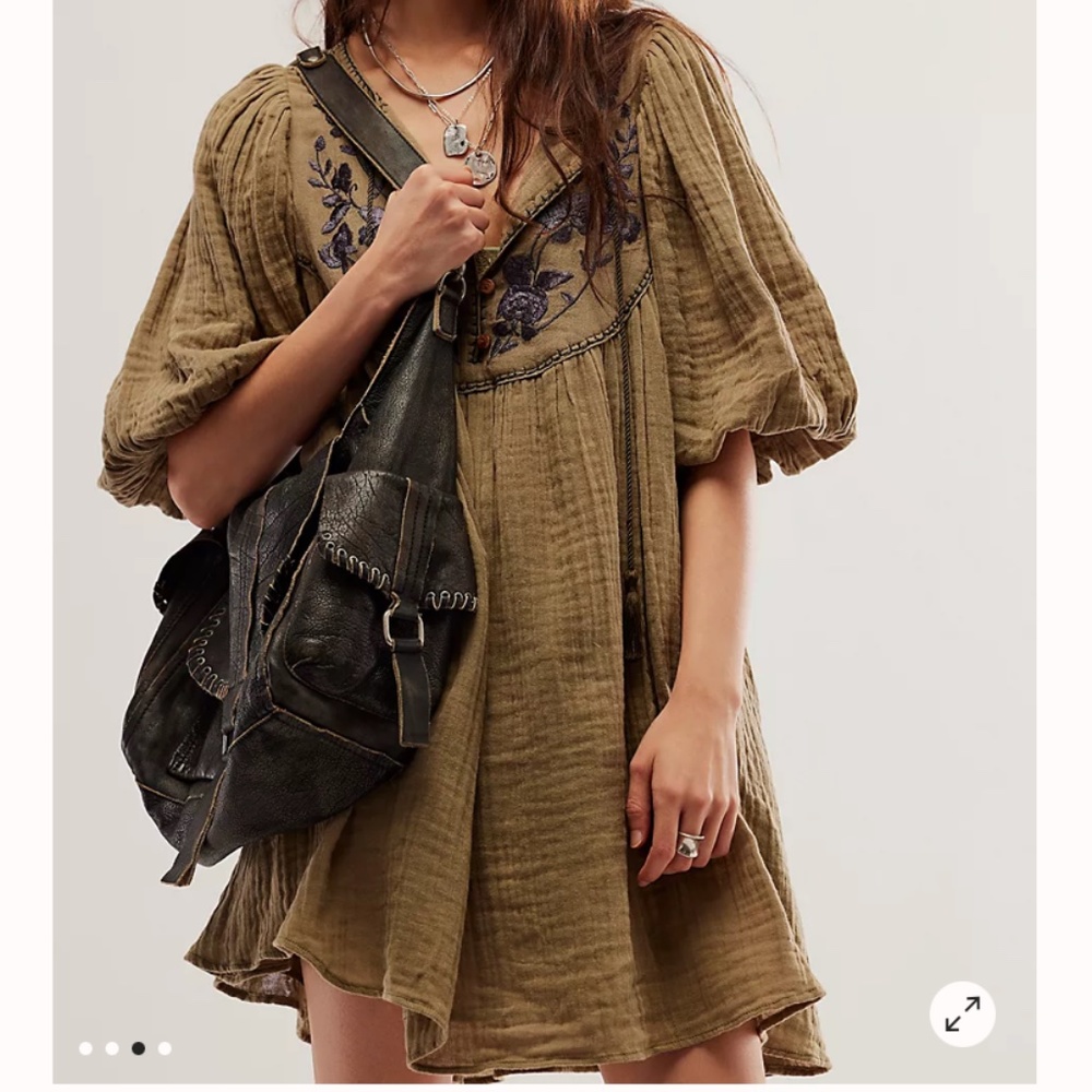 Nwt Rosa Linda Embroided baby doll dress